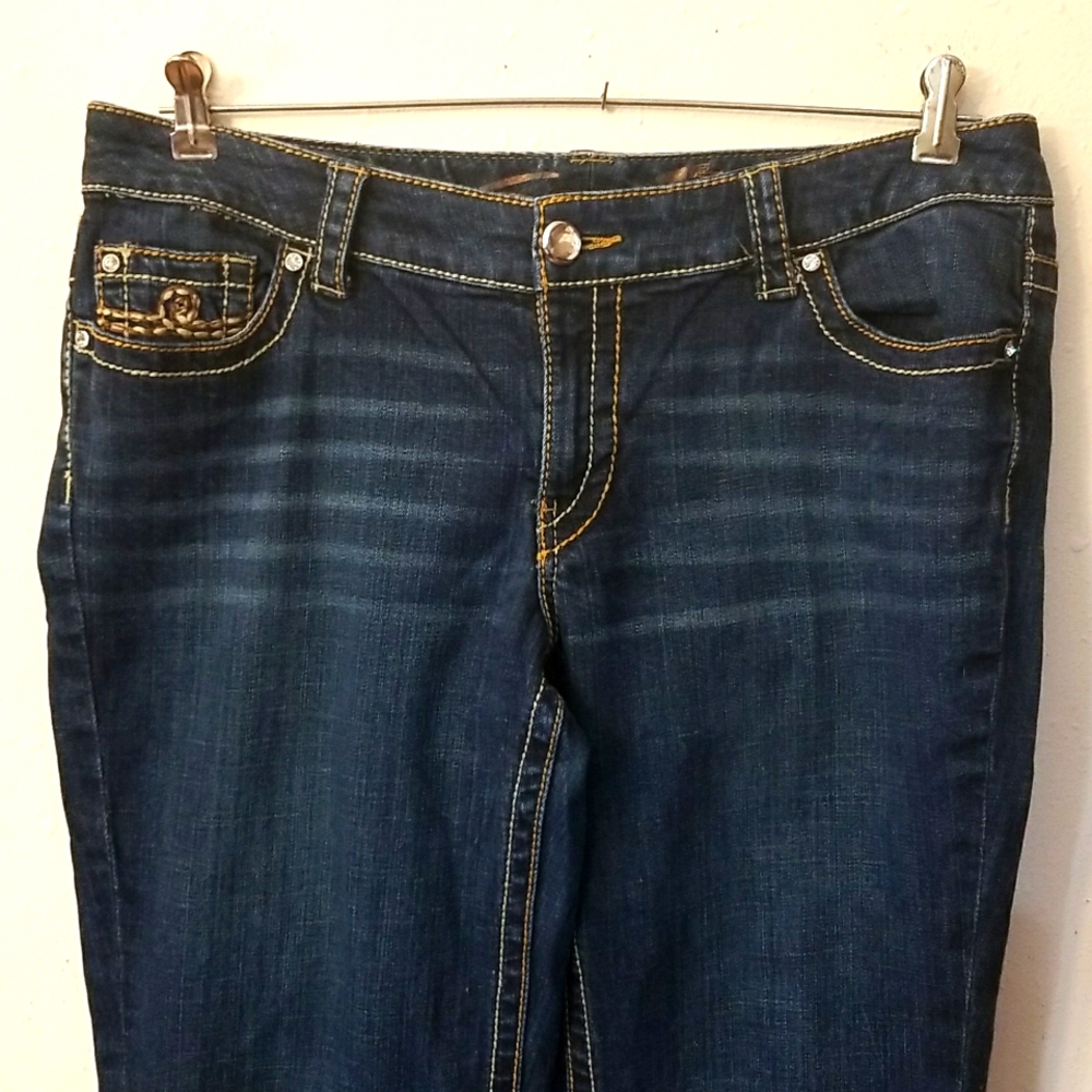 Seven7 Jean's w/bling size 16